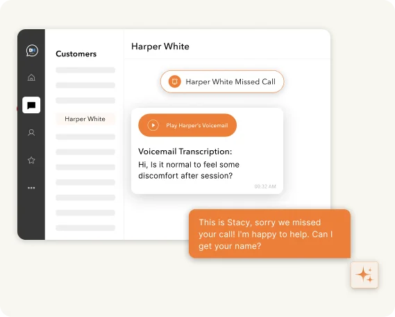 Instant Voicemail Transcription & Missed Call Follow Ups