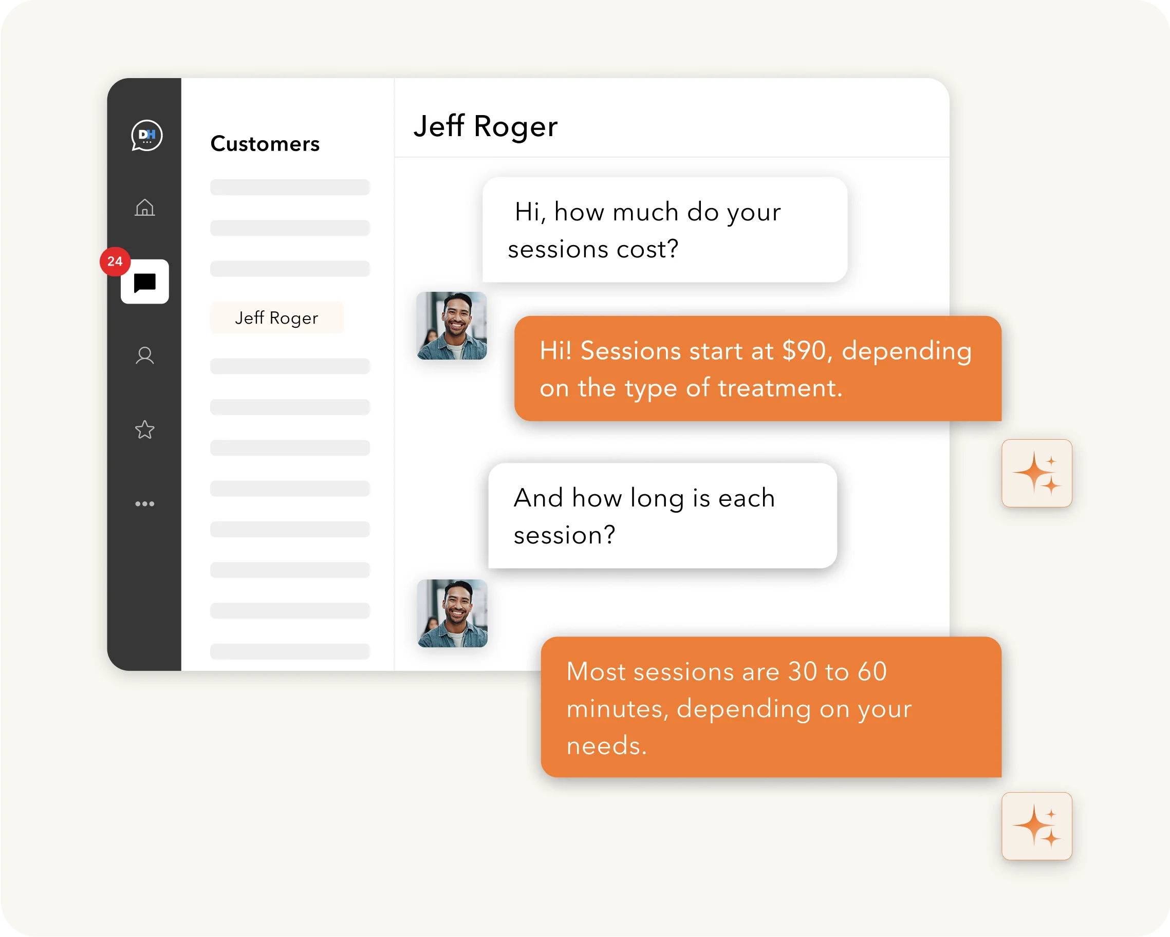 Customer communication on autopilot