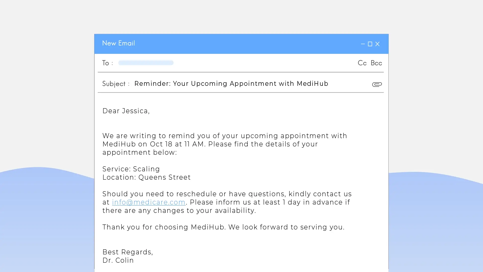 Appointment Reminder Email Templates