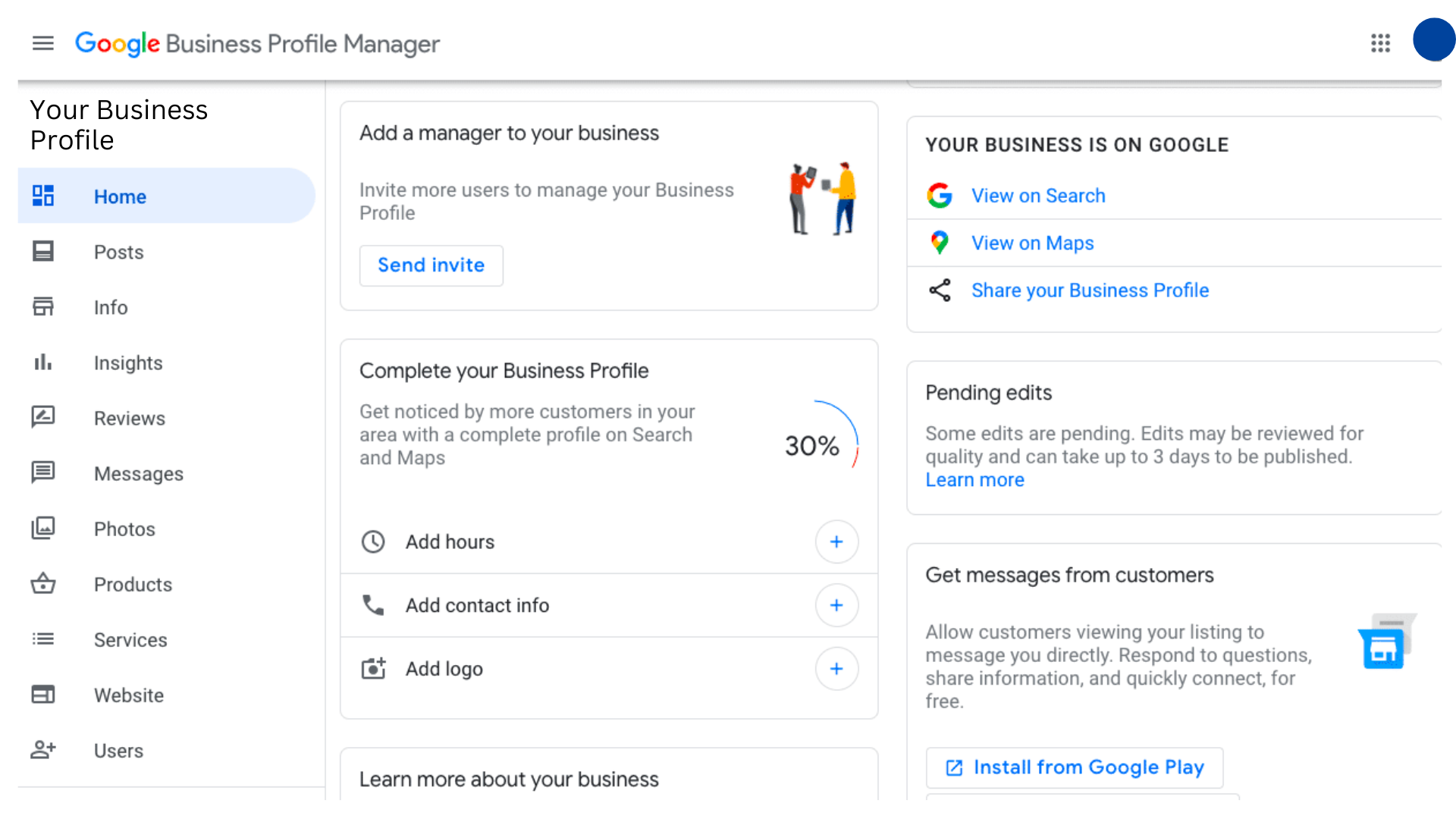 Google Business Profile Example