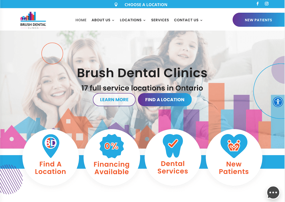 Brush Dentists Website