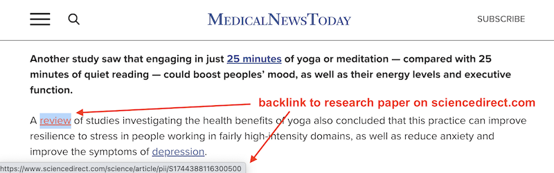 backlink example