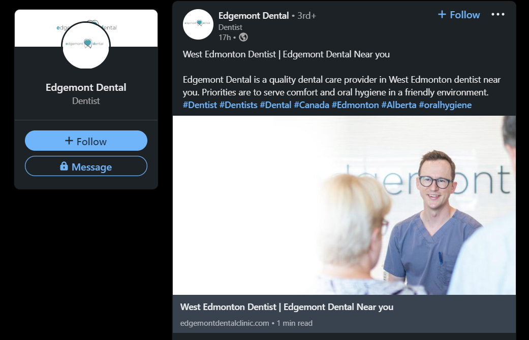 Edgemont Dental Linkedin