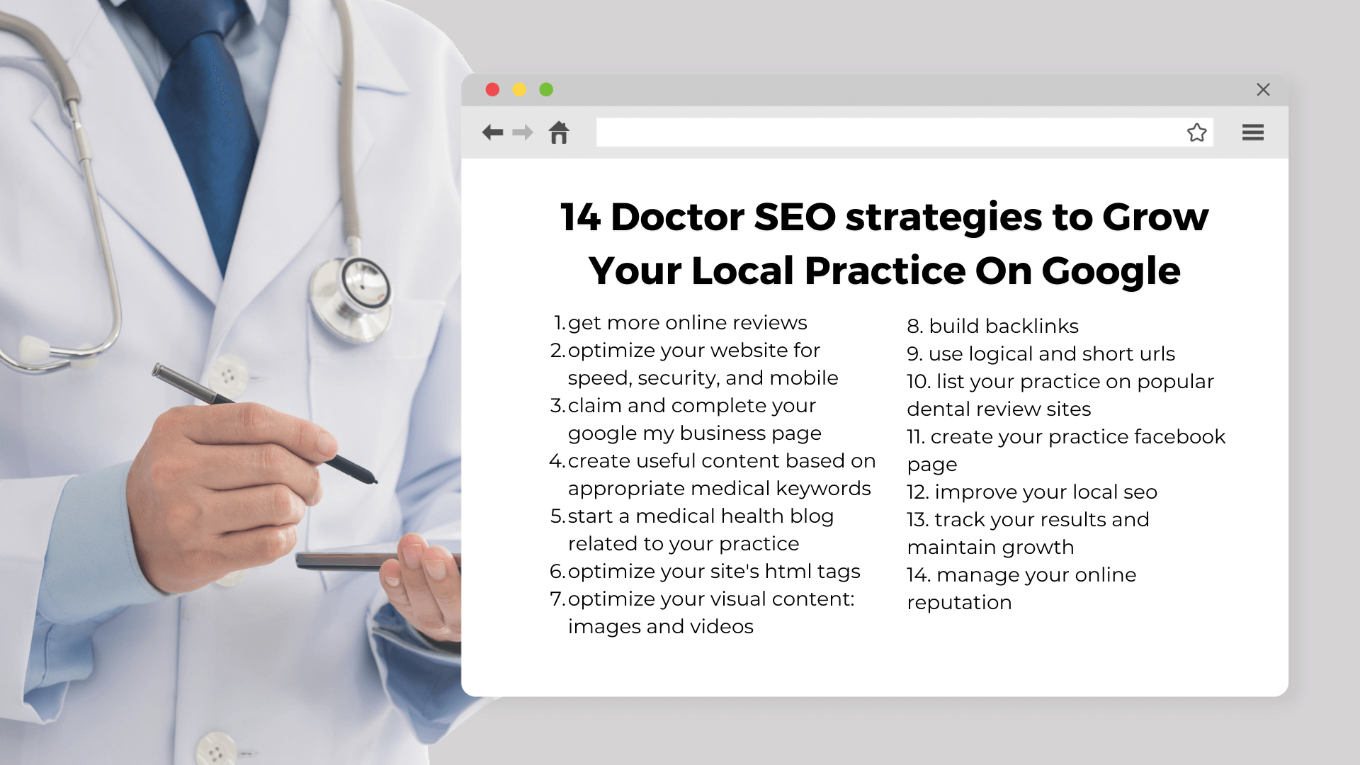 14 Doctor SEO Strategies 