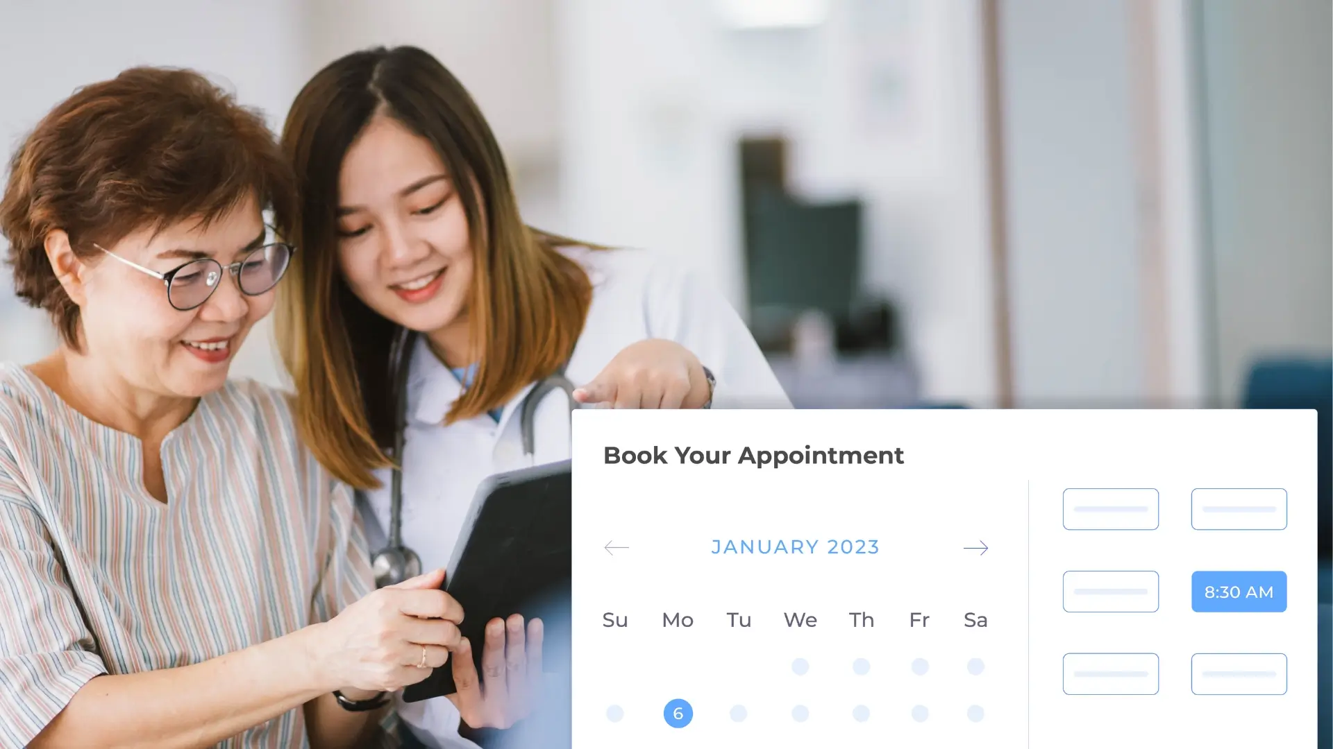 Ease to book an appointment