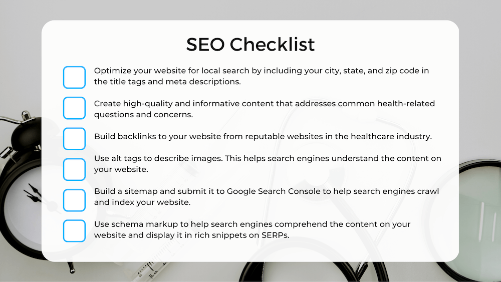 SEO Checklist