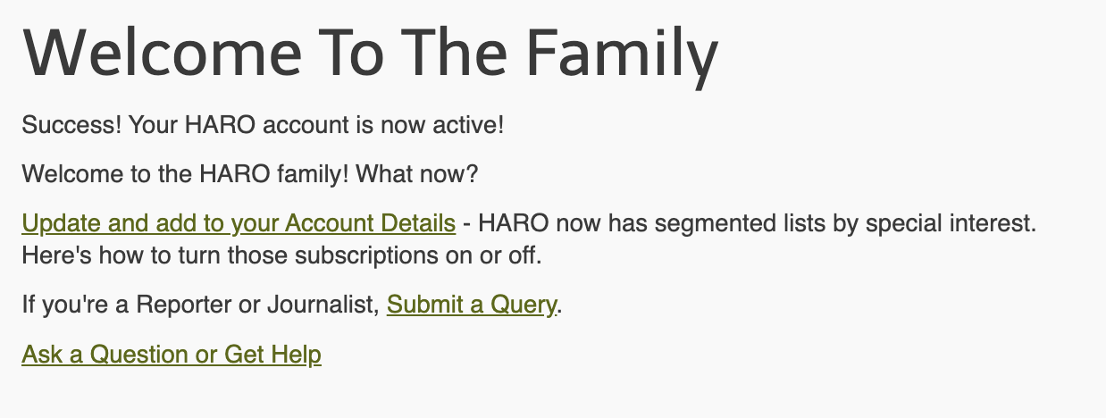 HARO Application