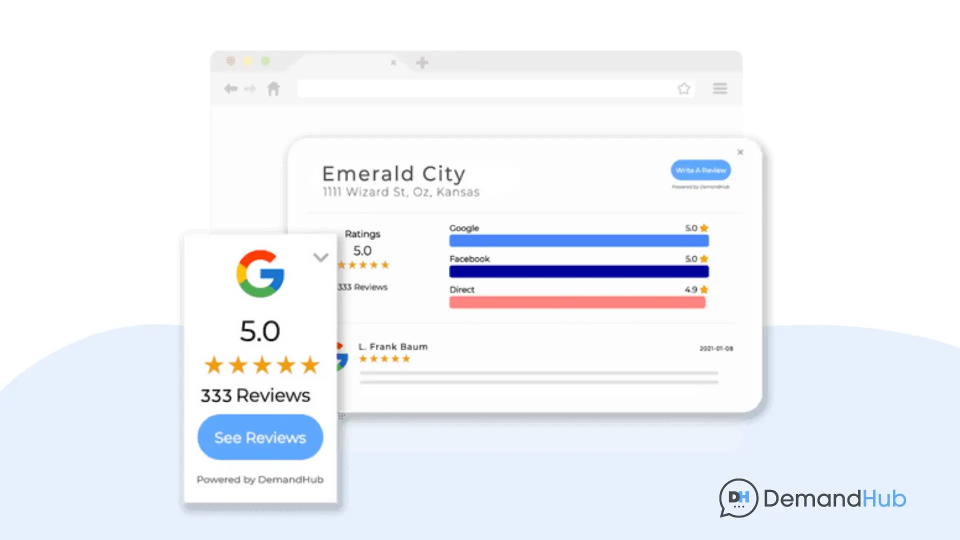 Boost your website's credibility with a Google review widget