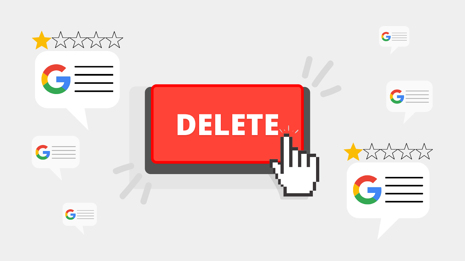 How to delete Google reviews