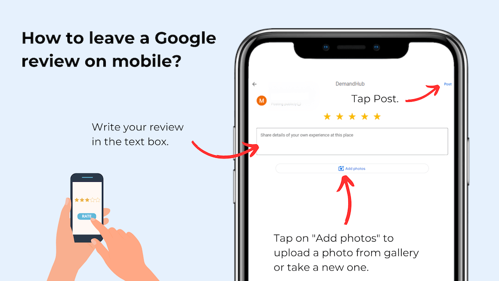 How to leave a Google review on mobile