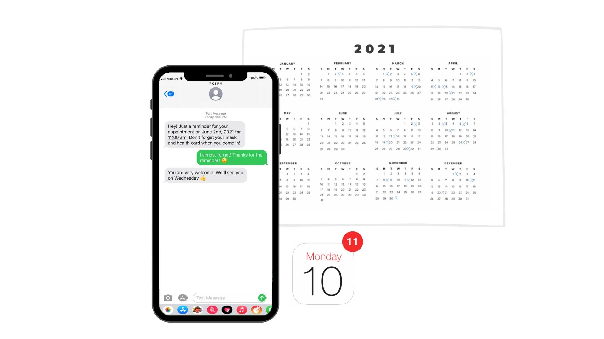 Mobile scheduling apps