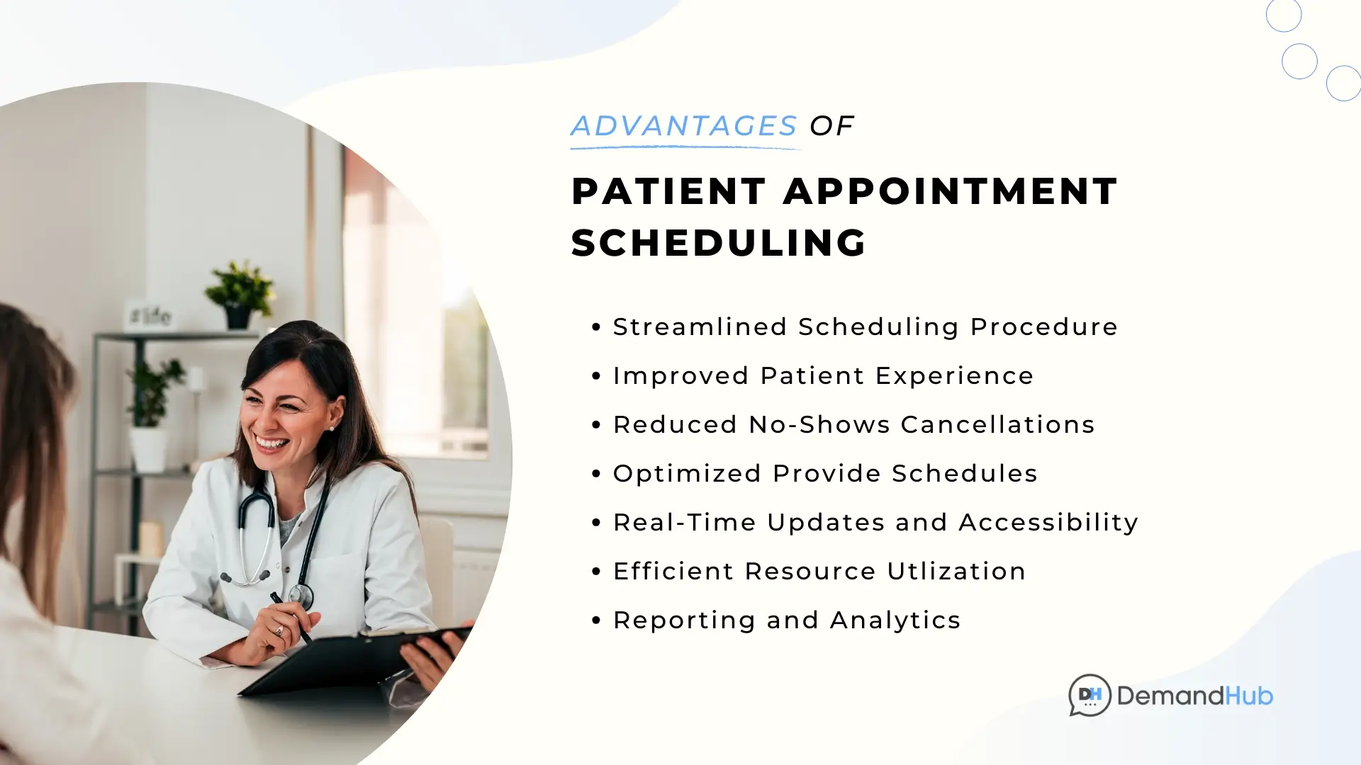 Advantages of Patient Appointment Scheduling