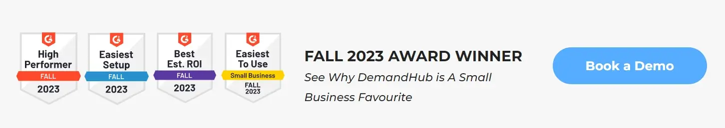 Awards won by DemandHub