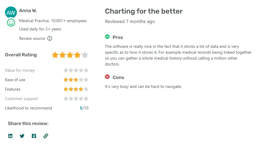 Customer Feedback on Cerner PowerChart