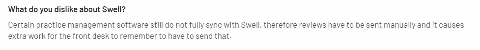 Bad thing about Swell