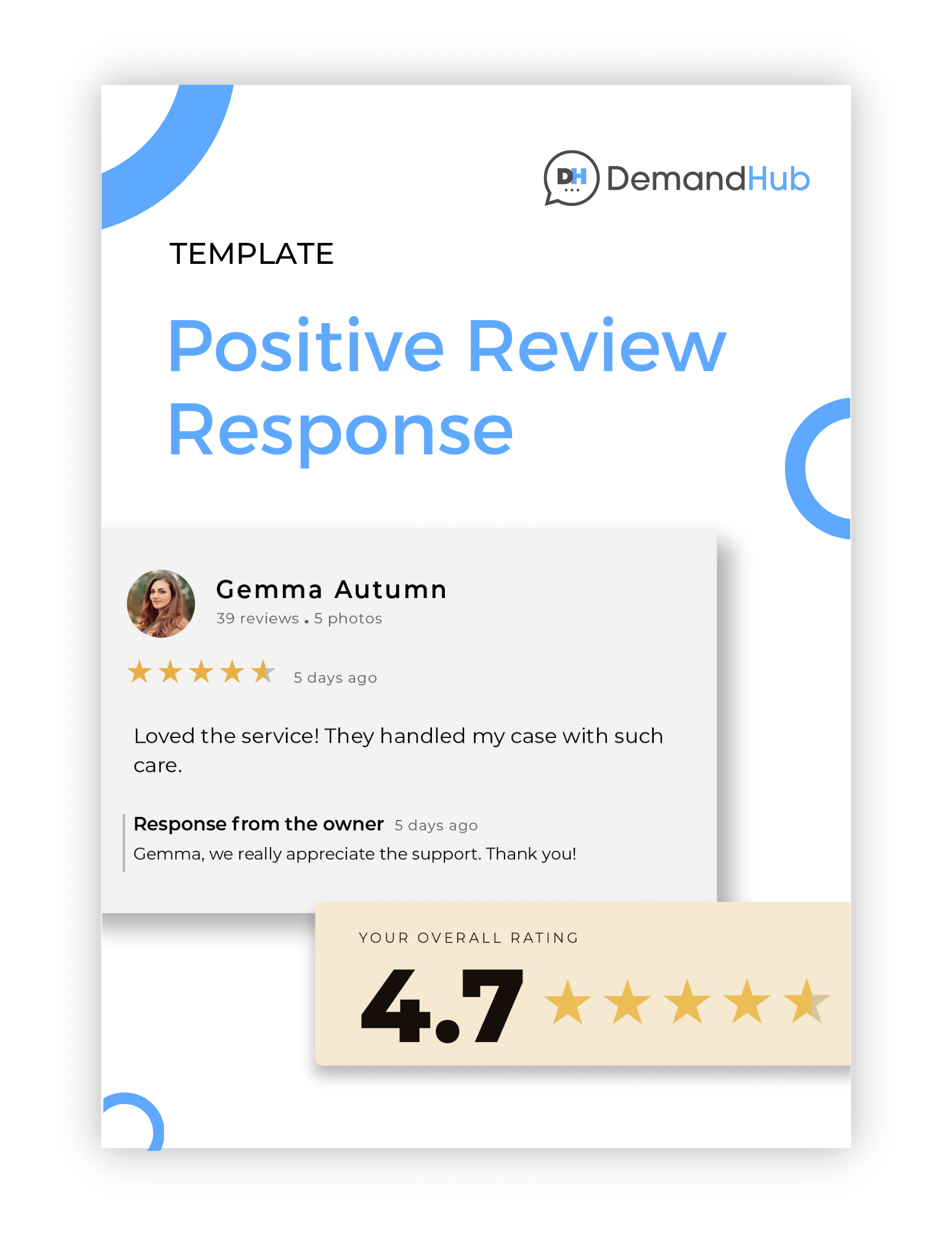 A Guide to Positive Review Responses