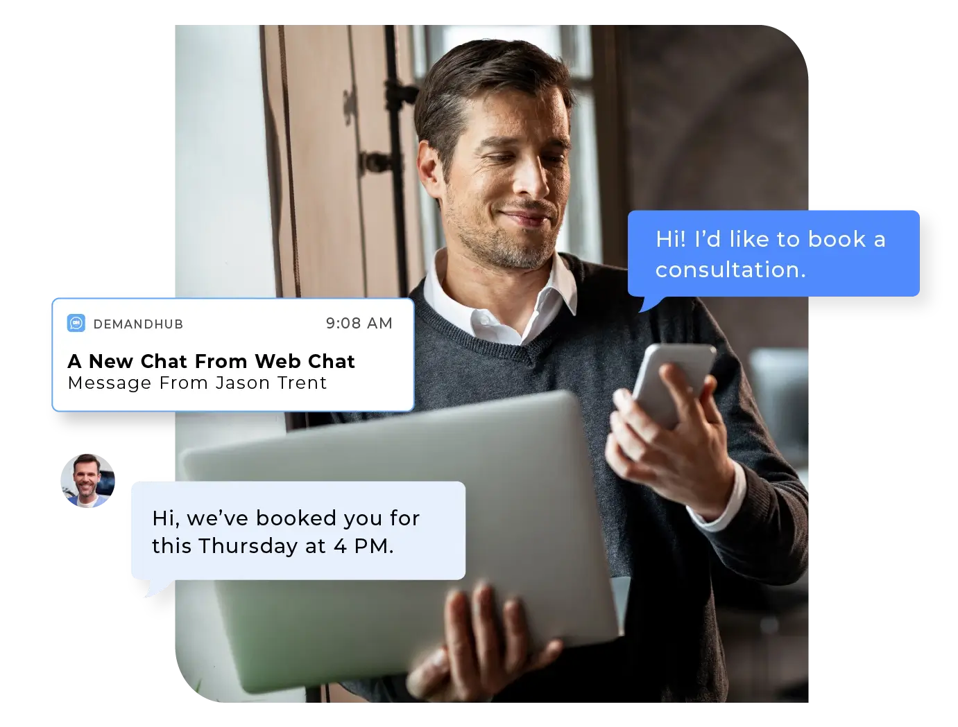 Business Text Messaging and Web Chat