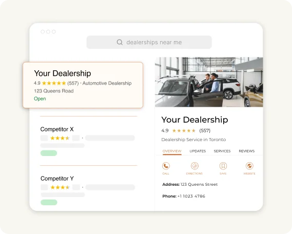 Get found faster with automated review generation