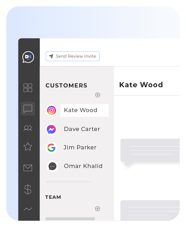 Start chats and conversations from your Home Services website