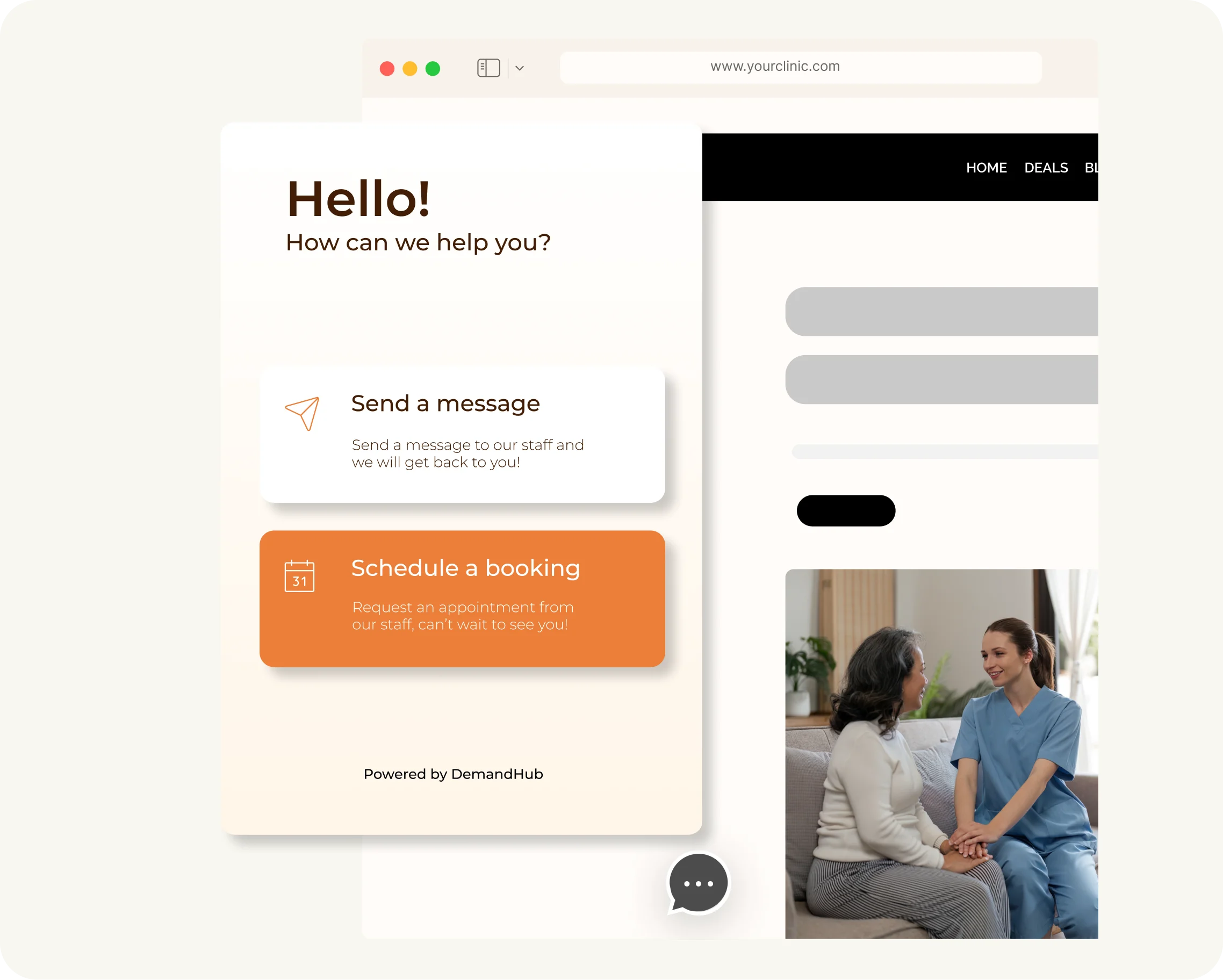 Attract clients on every web page