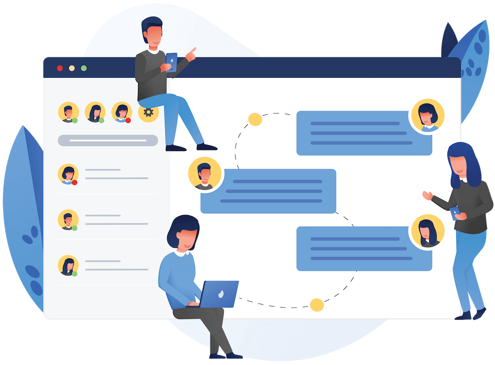 Team chat internal company messaging