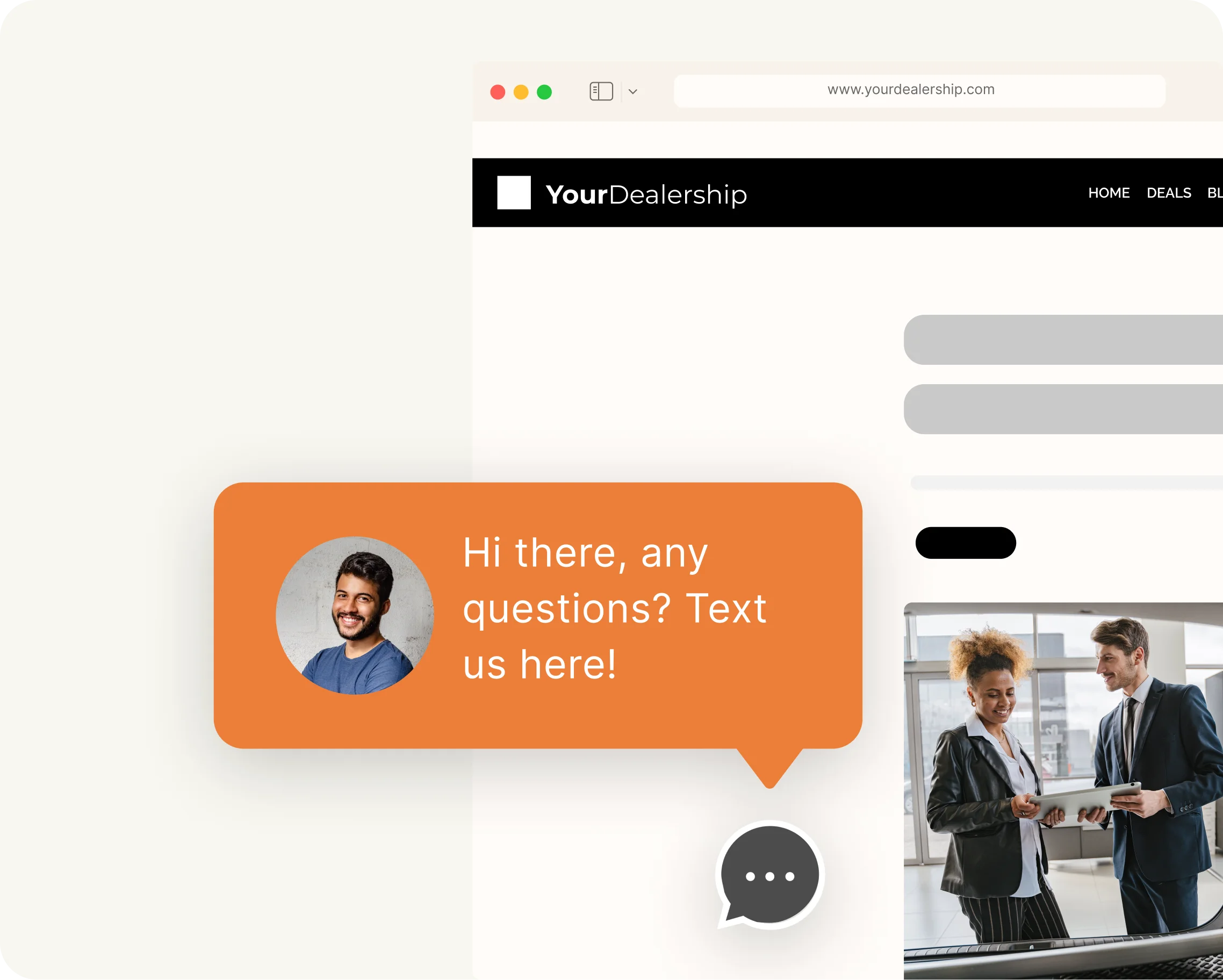 Attract customers on every web page
